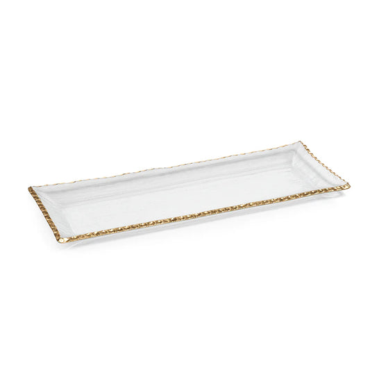 Clear Textured Rectangular Tray