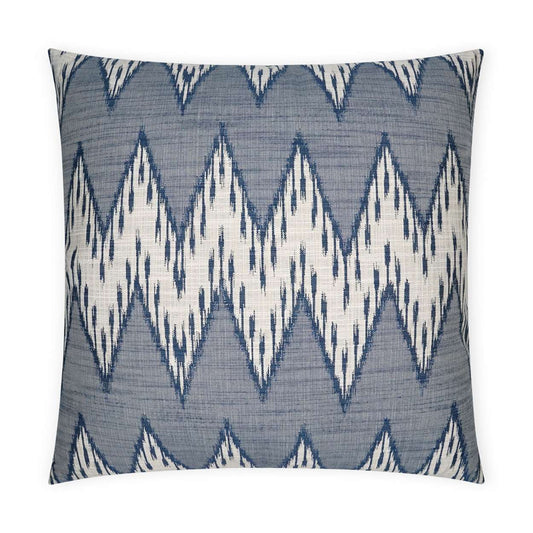 Caccini Throw Pillow - Indigo