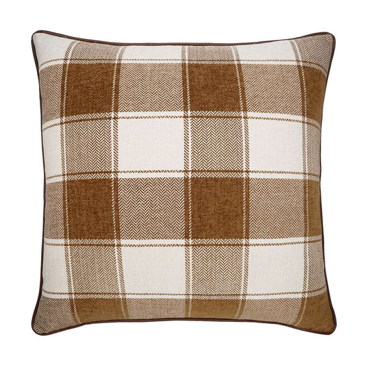 Saxony Square Pillow - Tobacco