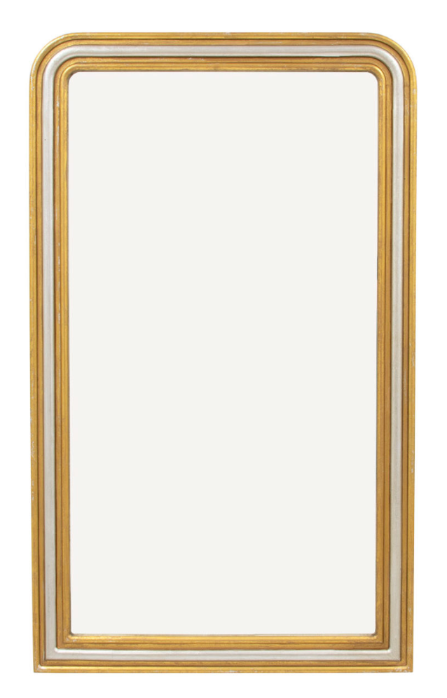 Louis Phillippe Gold and Silver Mirror