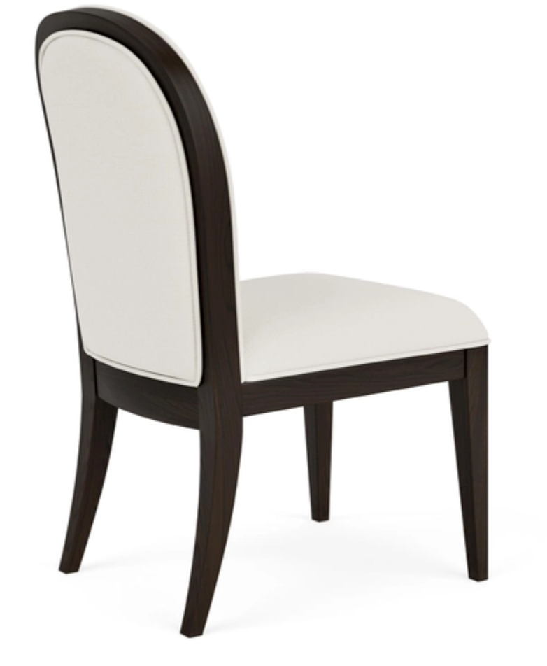 Lydia Curved Upholstered Side Chair