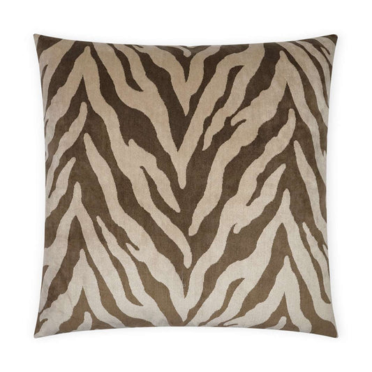 Tanja Square Pillow - Bark