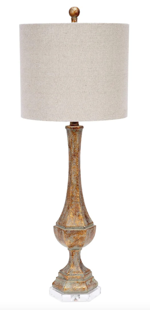 Aged Gold Lamp